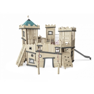 Детский замок с горками и башнями